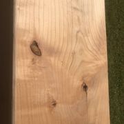 Pair of benches in oak and cherry 250x29x45