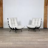 Pair Of Costela Lounge Chairs By Carlo Hauner And Martin Eisler, 1950s