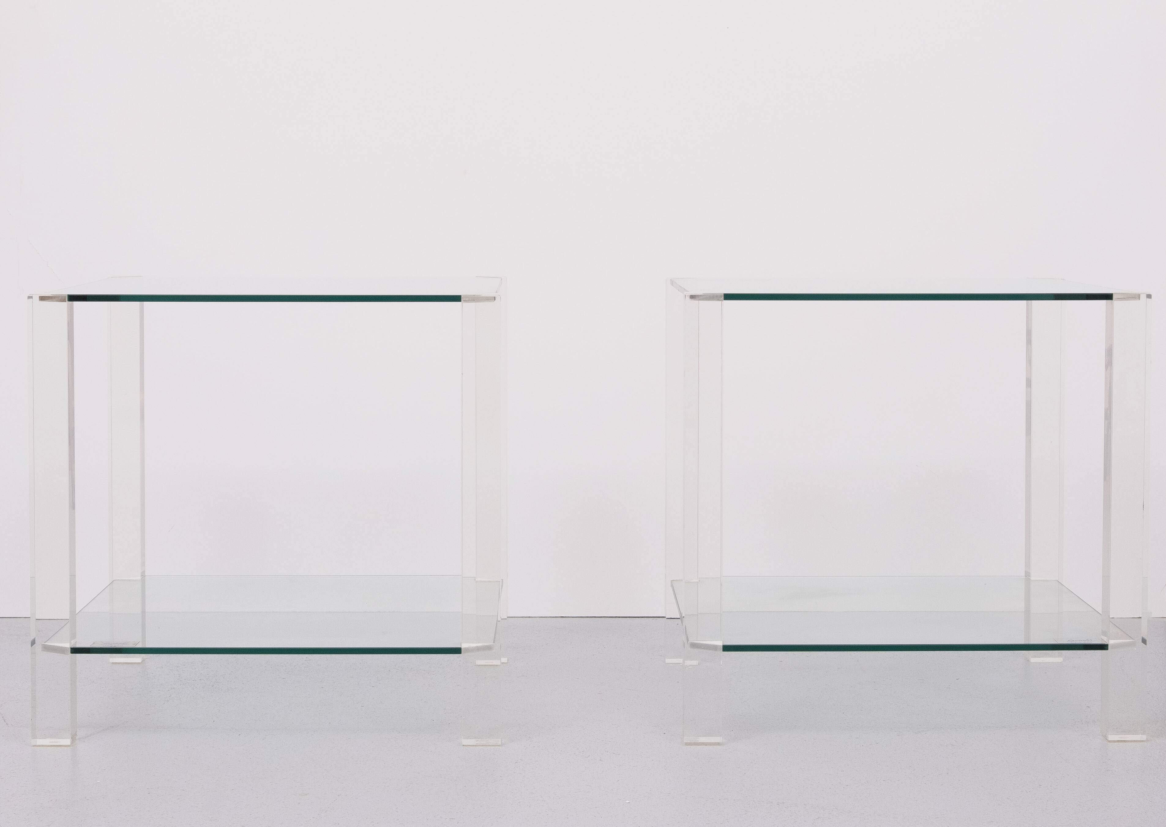 Raventos set tables d'appoint années 1980 Italie