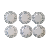 Set de 6 assiettes Gien