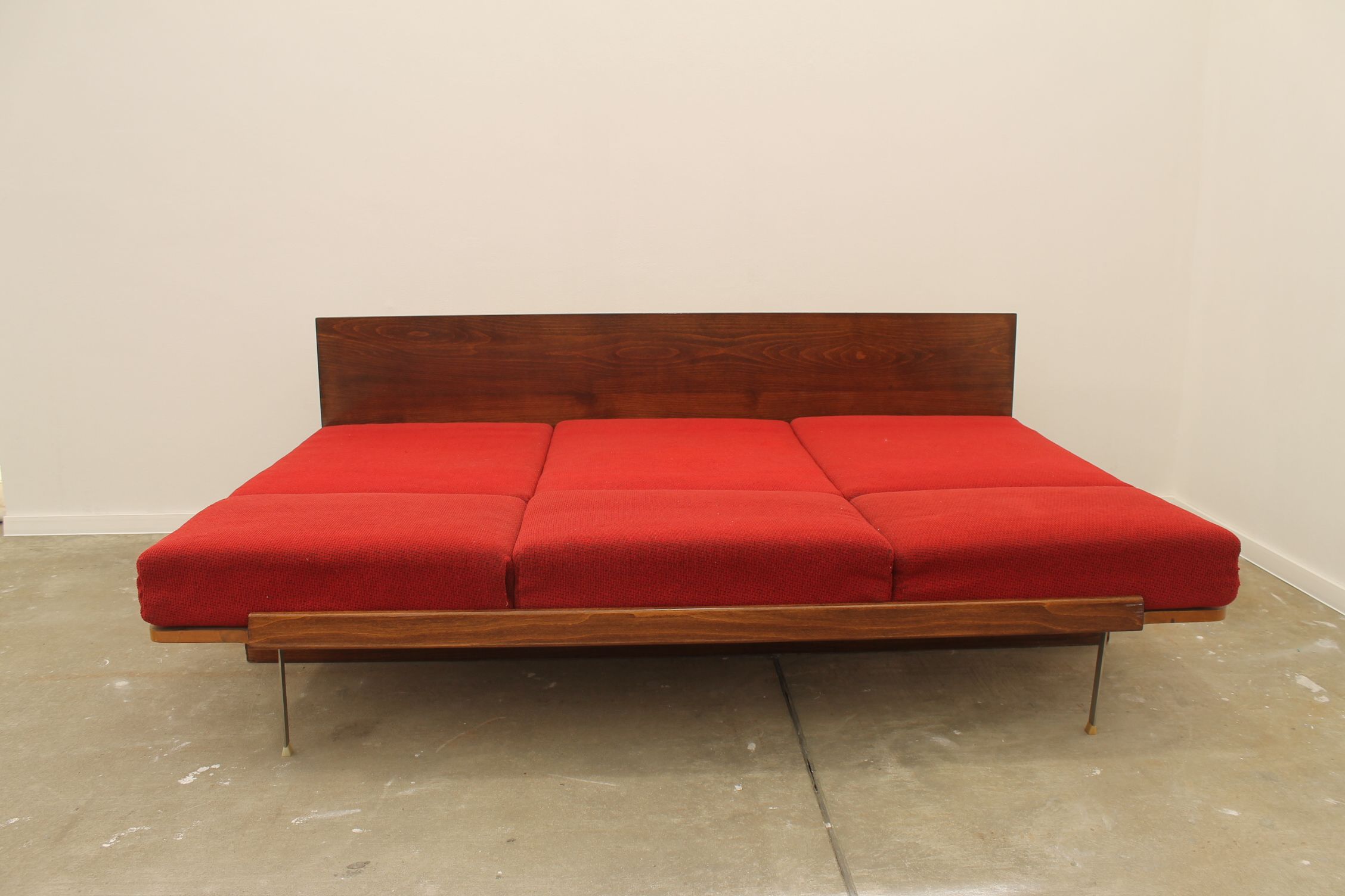 Midcentury Folding Sofa by Mier, 1960s, Czechoslovakia