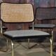 Lot de 4 chaises pied doré B32 Marcel Breuer