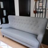 3-seater heather grey sofa