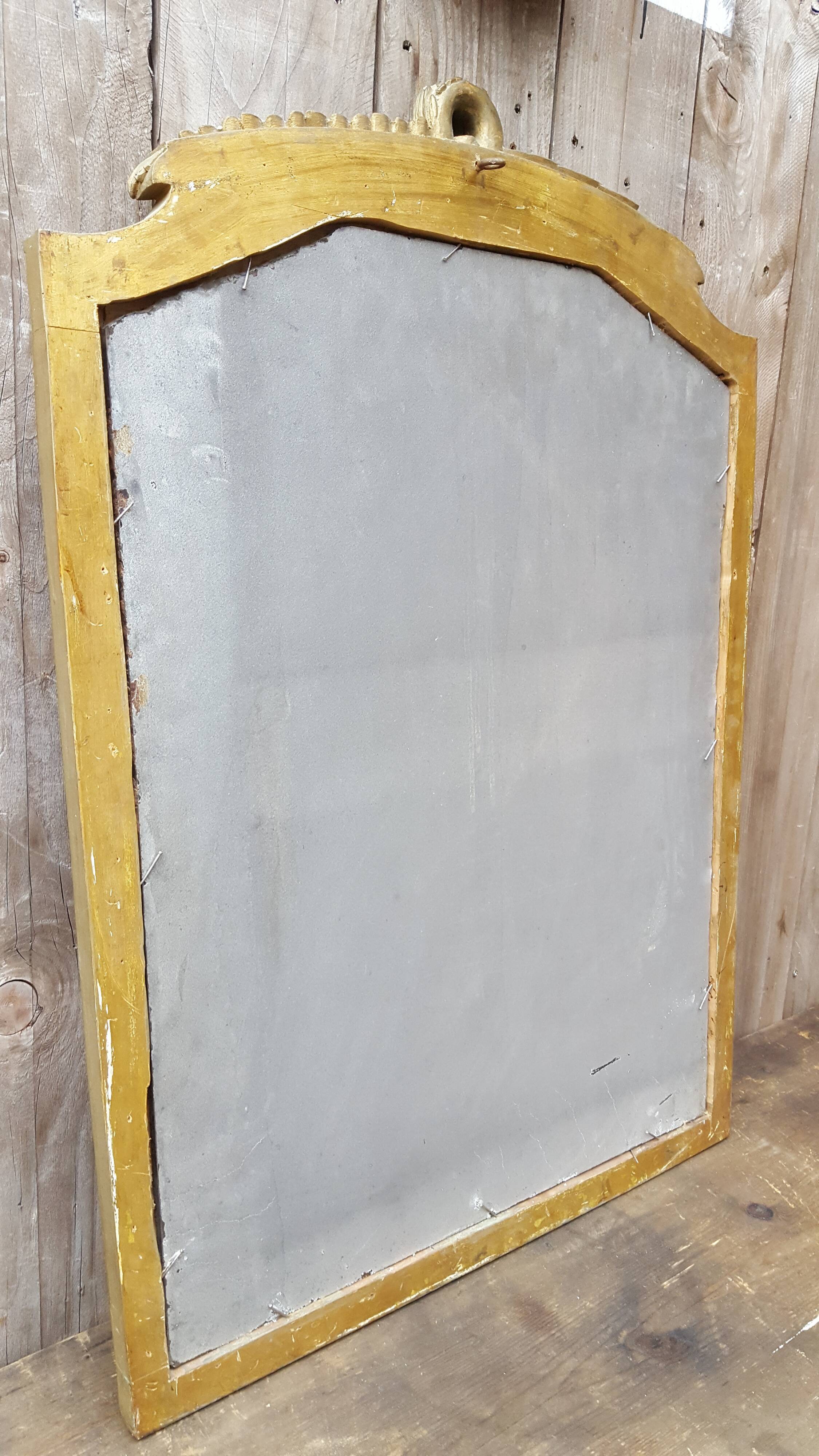 Carved wood mirror - 82x58cm