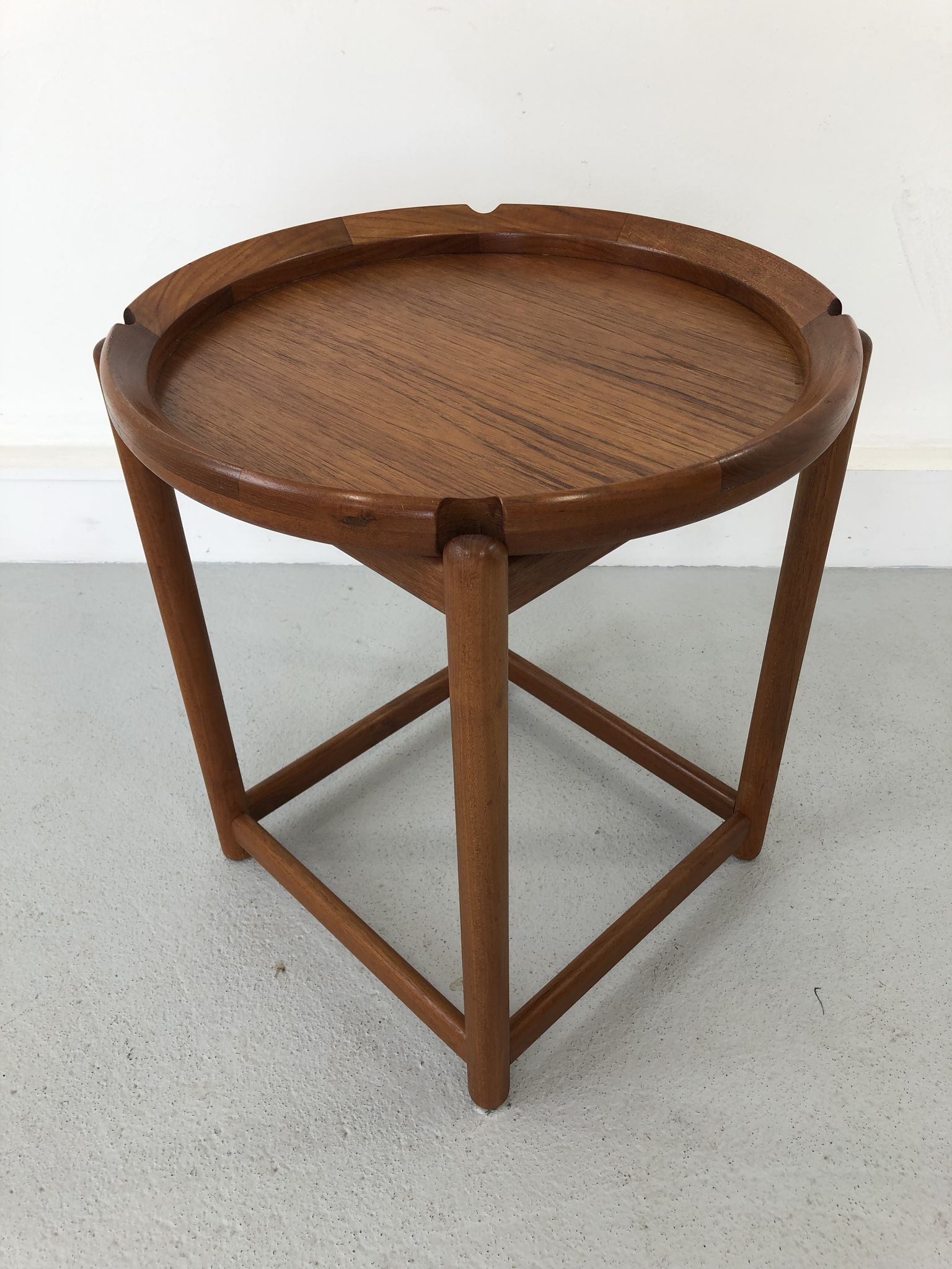 Chariot danois moderne scandinave en teck, années 1970