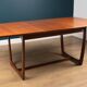 Retro teak 1960s portwood extending dining table & four chairs