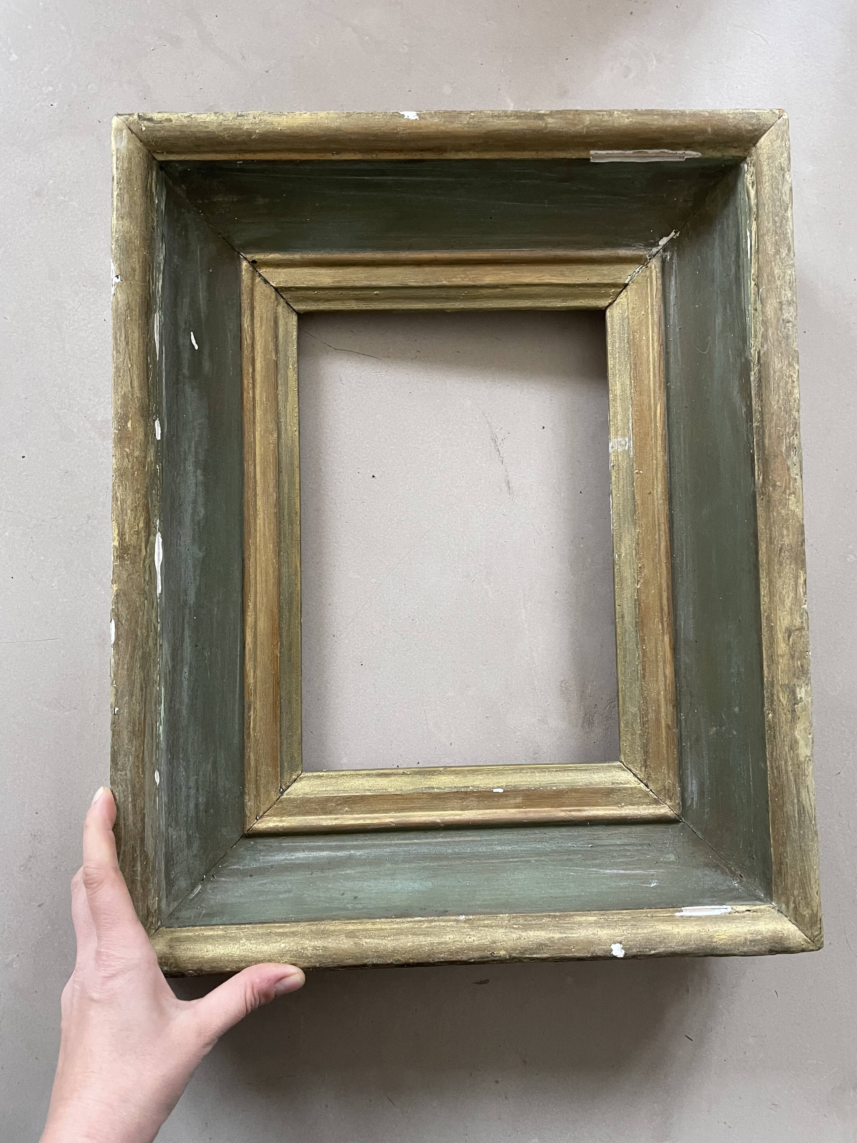 Cadre doré ancien épais 39x48cm