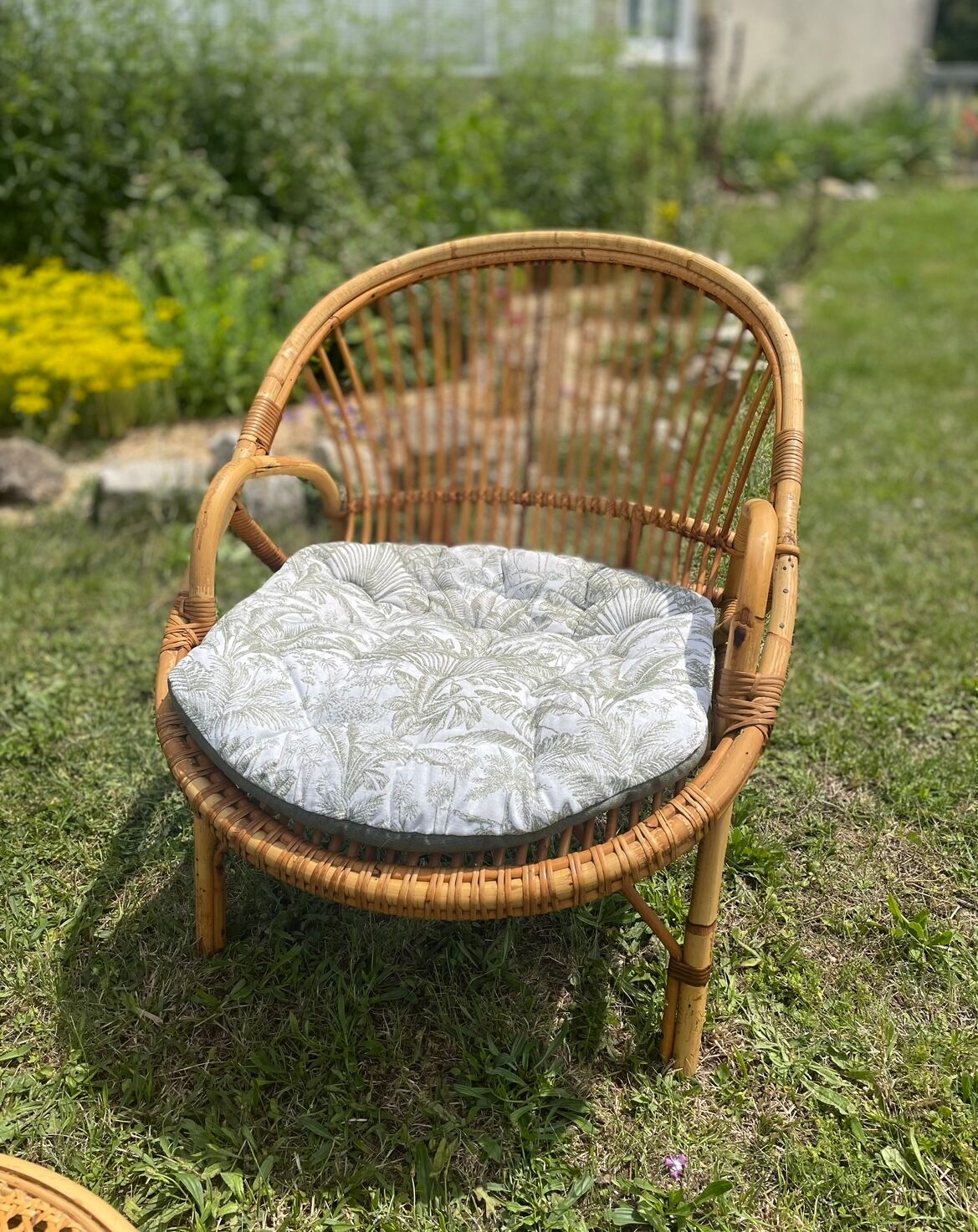 Restored garden furniture
