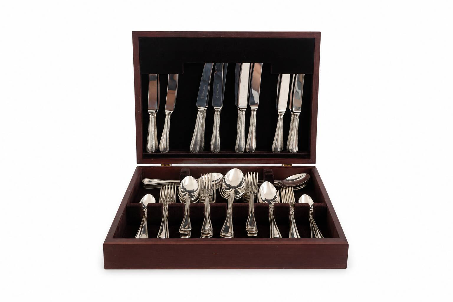 Ensemble de couverts vintage élégant Francis Greaves & Sons Sheffield de 60 pièces – Ori