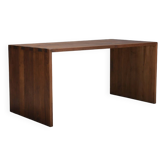 Rustic Solid Teak Desk / Table, France 1960s