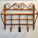 Vintage rattan shelf