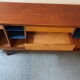 Danish teak sideboard of the 60s with accordion doors