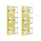 Large Crystal Glass & Brass Wall Lights - Peill & Putzler, Germany, 1970s