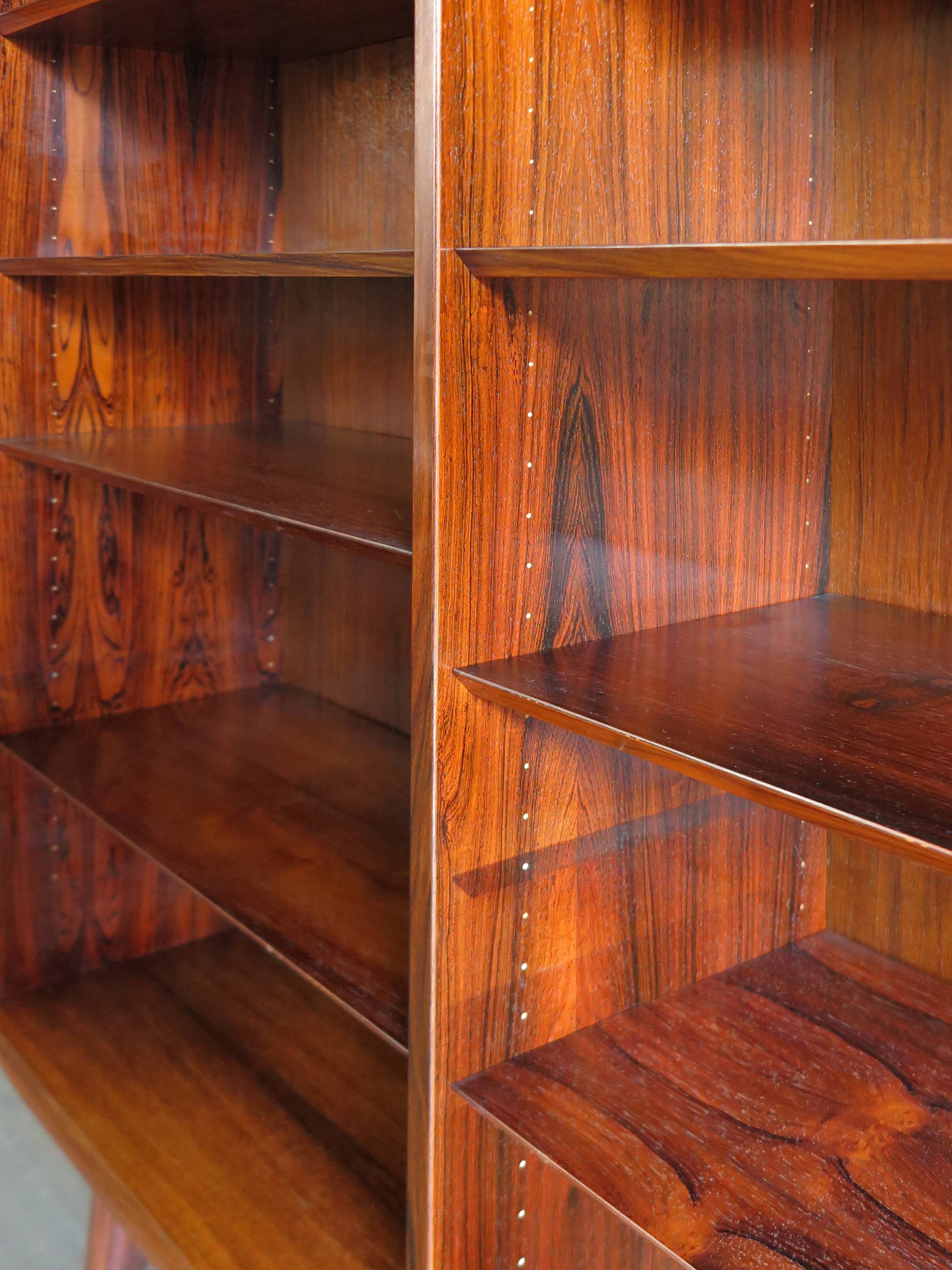 Gunni Omann danish wood bookcase, 1960s