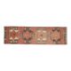 Orange Vintage Turkish Oushak Handmade Wool Runner Unique Rug 78x318