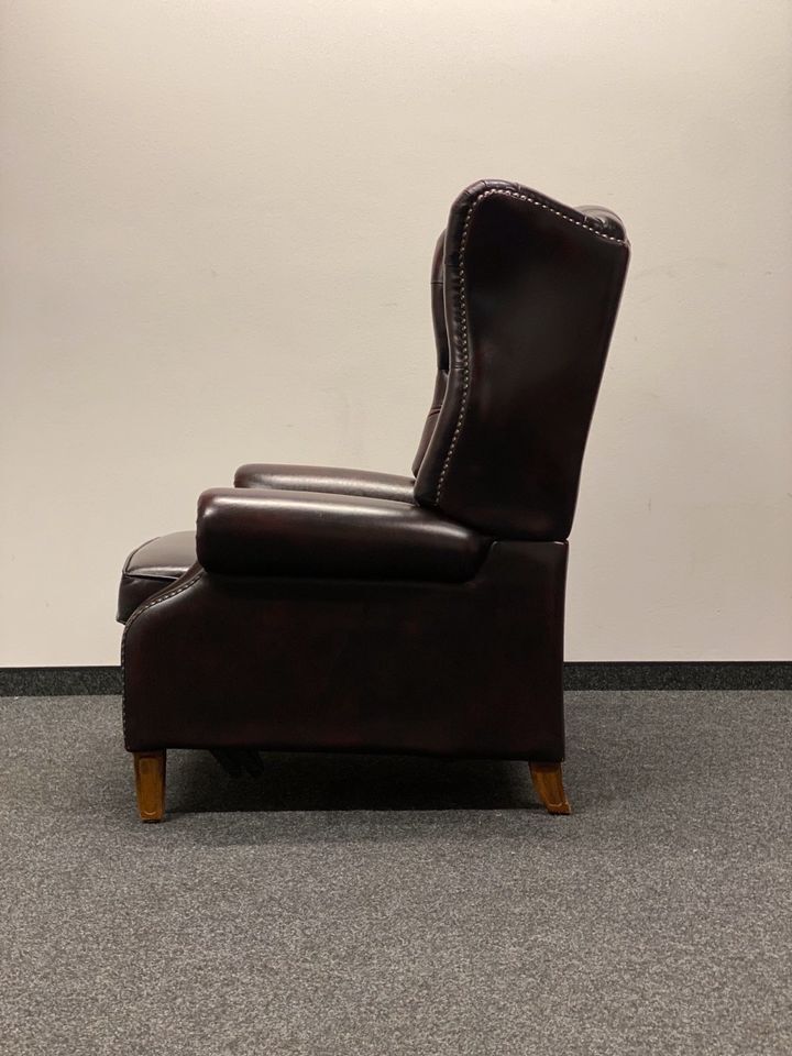 Vintage Handmade Chesterfield Recliner Armchair
