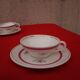 6 coffee cups with saucer in gien faience