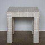 “Petit Piquey” side table in mosaic tiles
