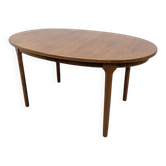 Table à manger McIntosh vintage teck extensible