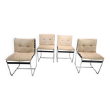 Chaises de salle à manger Tecta D 96, lot de 4, par Hans Könecke, 1960