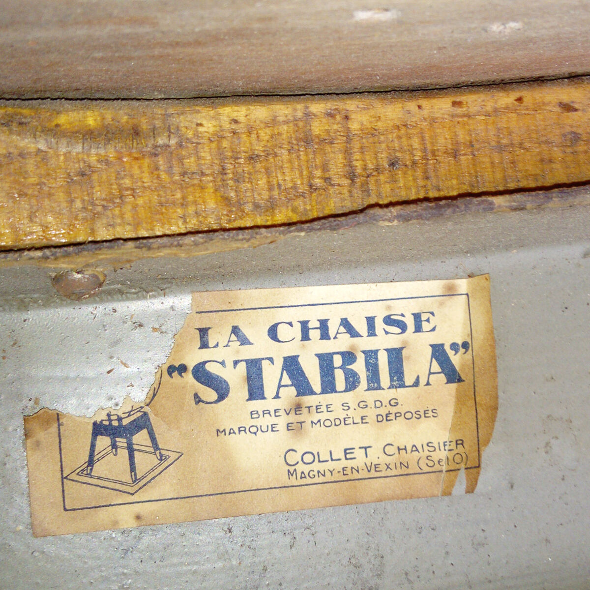 Circa 1929 wooden chair