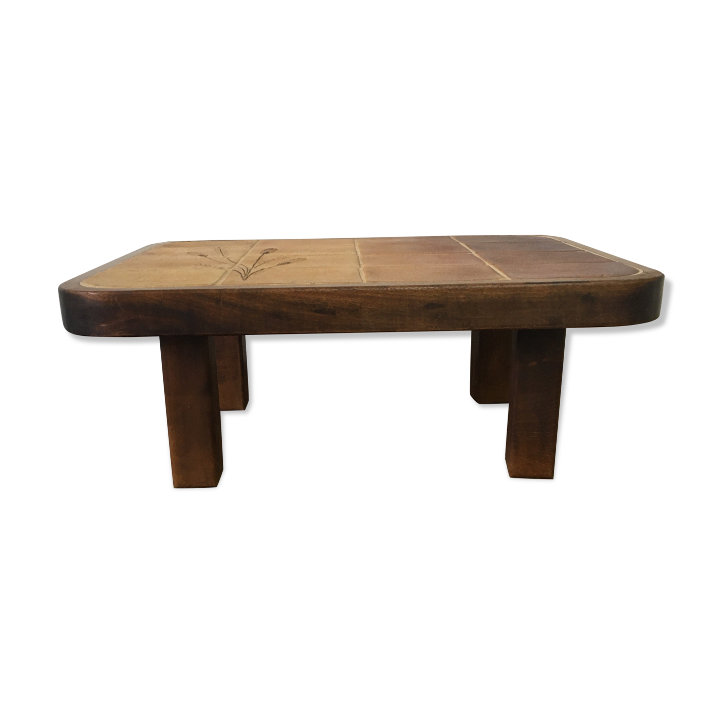 Ceramic coffee table by Barrois Vallauris