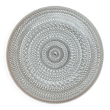 Set of 5 vintage Finnish glass plates from the Kastehelmi series by Oiva Toikka for Iittala.