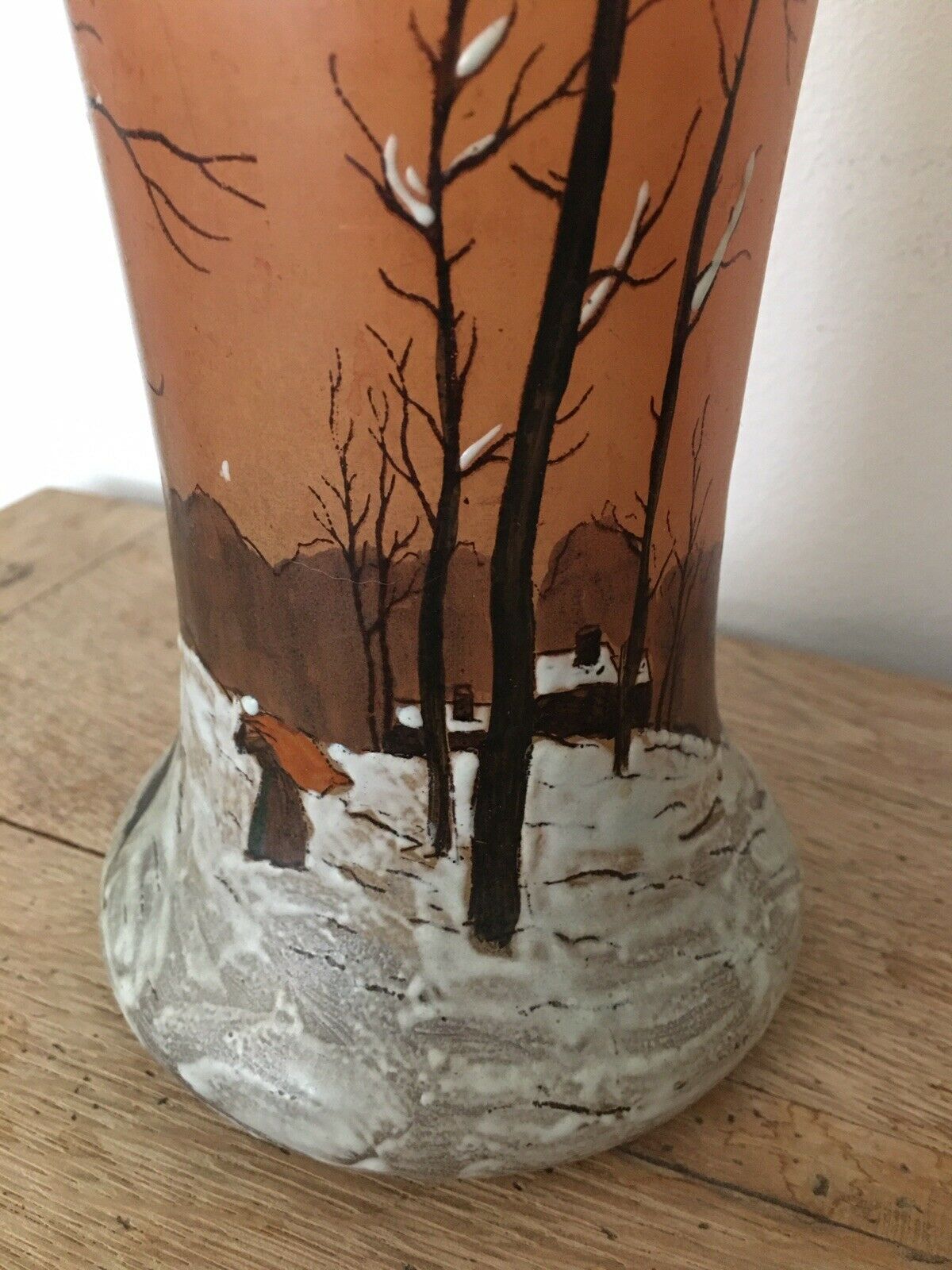 art nouveau vase: Theodore Legras