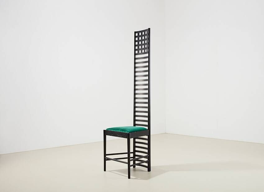 Charles Rennie Mackintosh Hill House Chair for Cassina 1903/1970