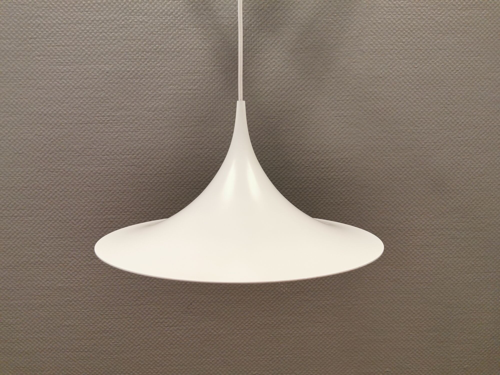 Semi hanging lamp, designed by Claus Bonderup & Torsten Thorup for Danish Fog & Mørup in 1974