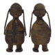 Pair of African fertility doll sculptures Namji Cameroon. 70