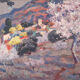 Paysage de fleurs d’amandier