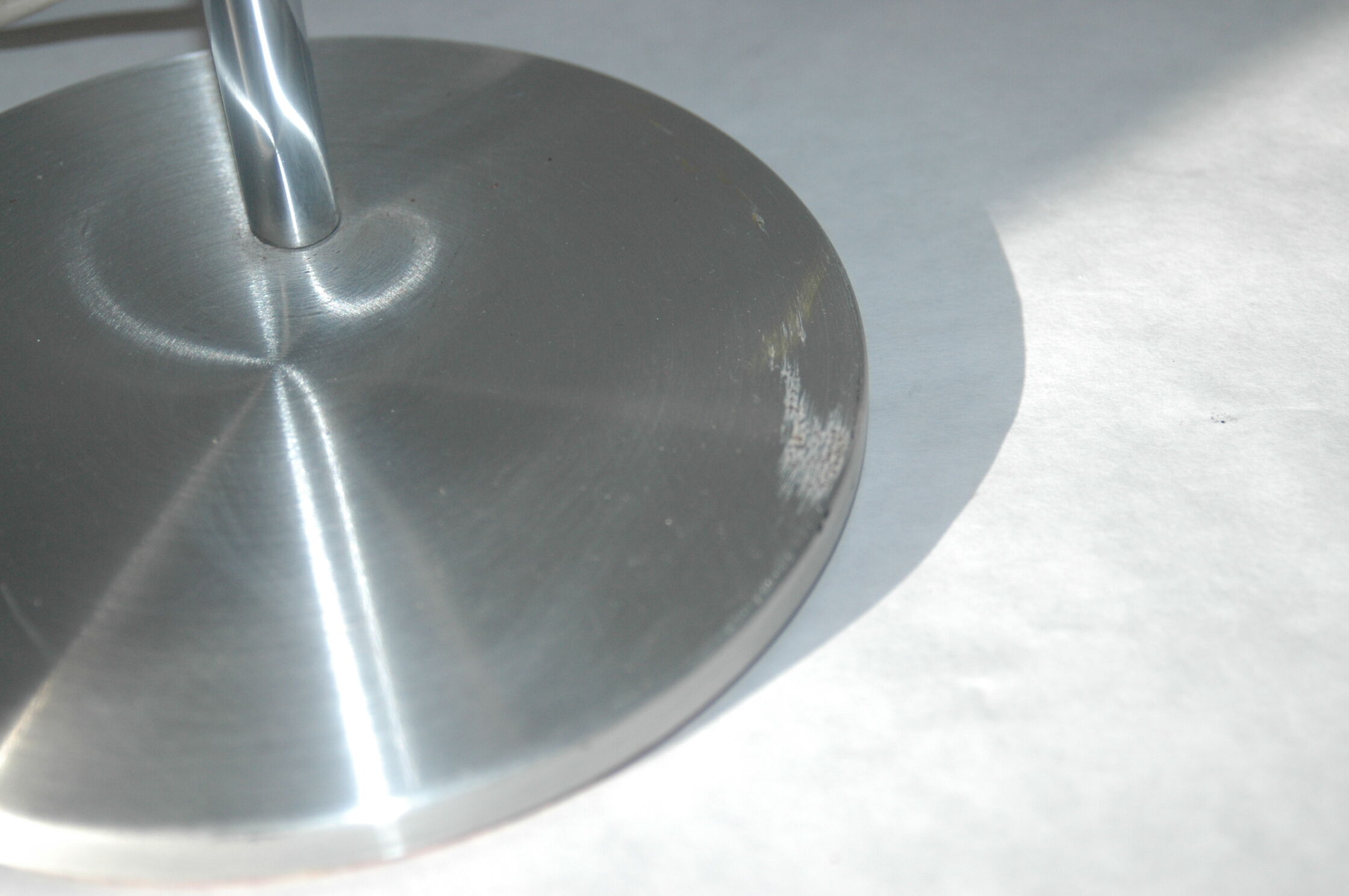 Brushed aluminum design 70s d desk lamp