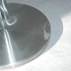 Lampe de bureau aluminium brossé design 70's