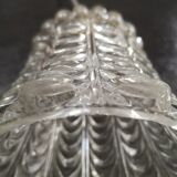 Antique vintage suspension in chiseled glass spirit TBE