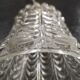 Antique vintage suspension in chiseled glass spirit TBE