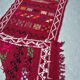 Bohemian hallway rug in handwoven Moroccan velvet