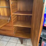 Vintage high teak sideboard