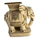 Ceramic elephant stool/stand Hollywood Regency style 1960s