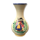 Ancient vase Quimper ceramics painted made a france vintage