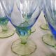 Set de 6 grands verres à eau Bormioli Rocco Bahia bleu vert