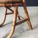 Mid-Century Bamboo High Back Chair from Rohé Noordwolde, Netherlands, 1960s