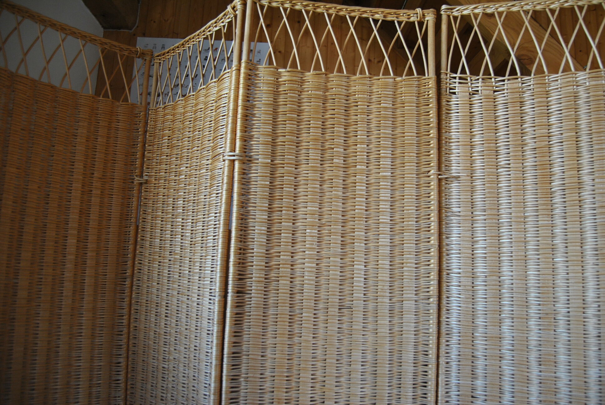 4 vental ventilables in beige wicker 60/70