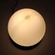 Lampe champignon en bois et verre opalin