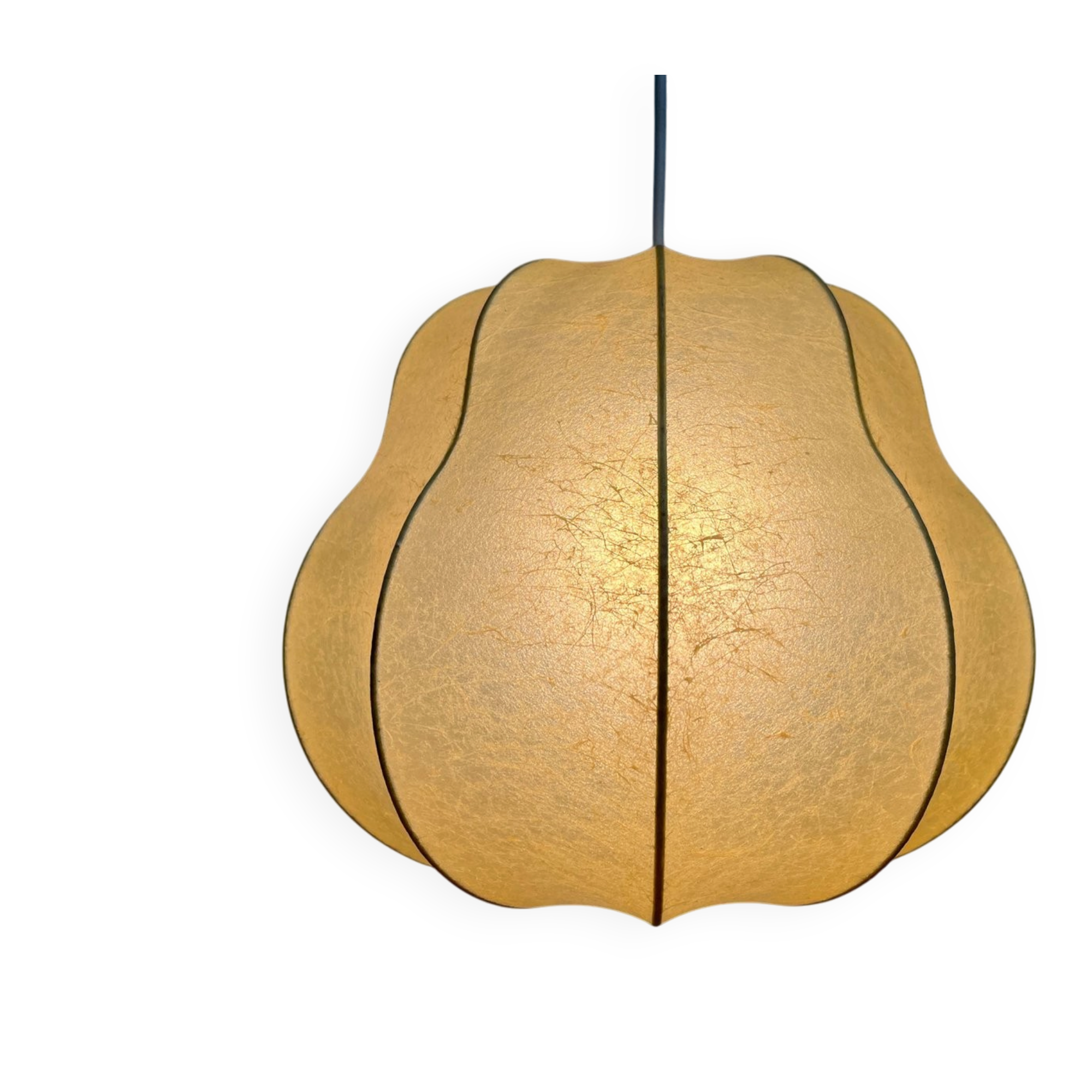 Suspension Cocoon Mid-Century Modern by Friedel Wauer for Goldkant Leuchten, 1960s
