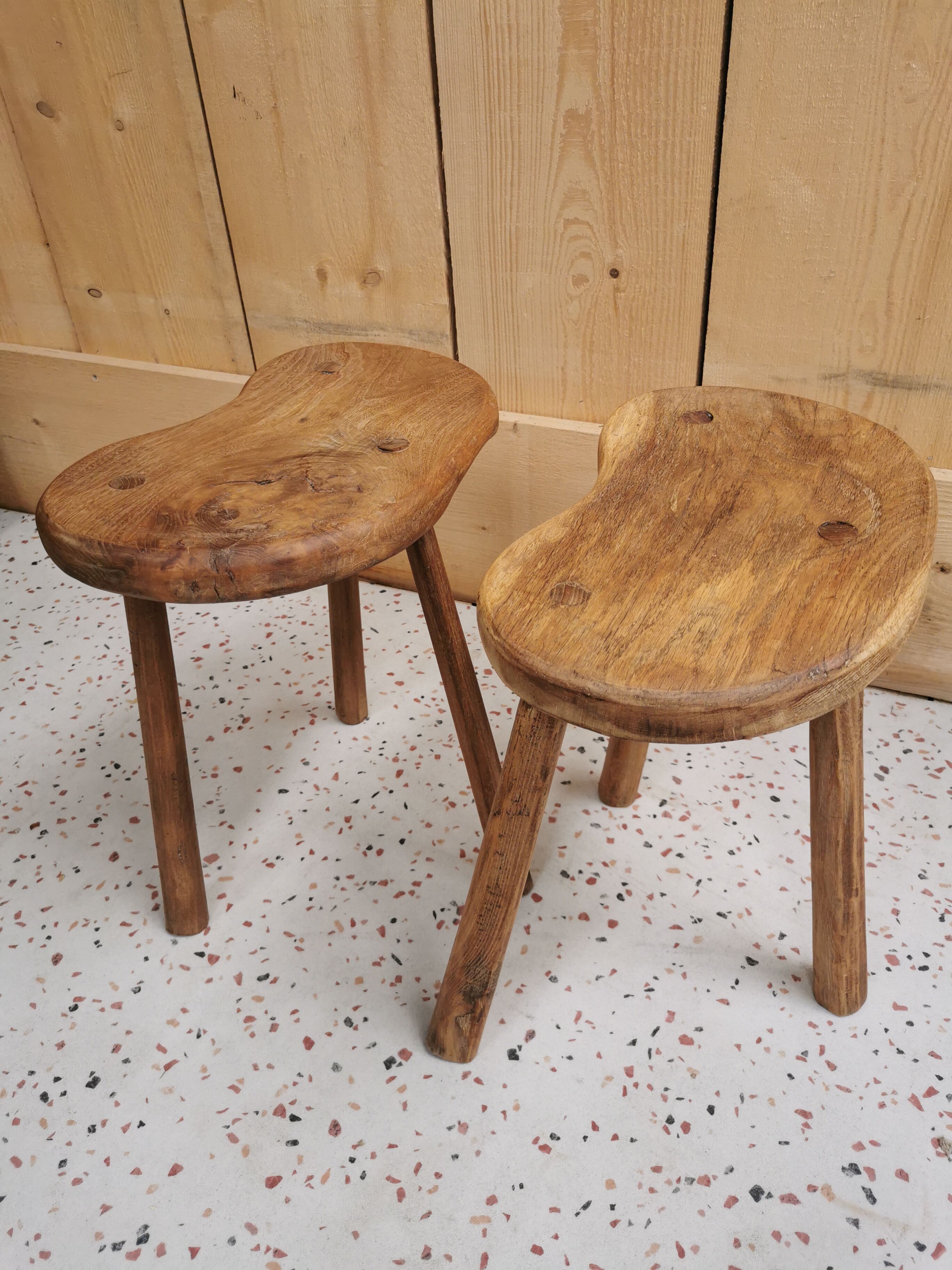 Brutalist stools