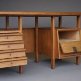 Bureau en chêne. Années 1950