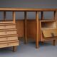 Oak desk. 1950s