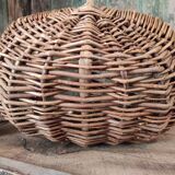 French vintage oval basket