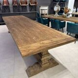 SPIRITO monastery table in solid oak - length 220 cm